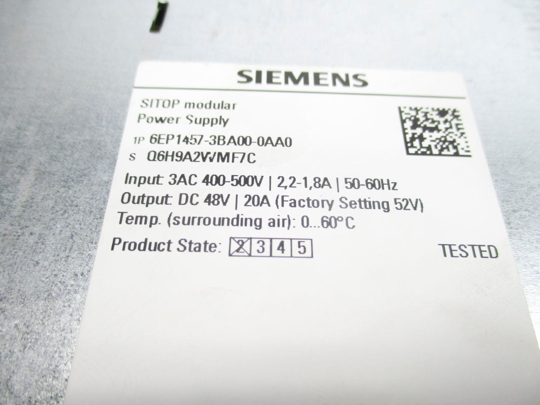 SIEMENS 6EP1457-3BA00-0AA0 UNMP
