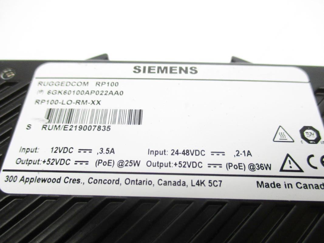 SIEMENS 6GK60100AP022AA0 UNMP