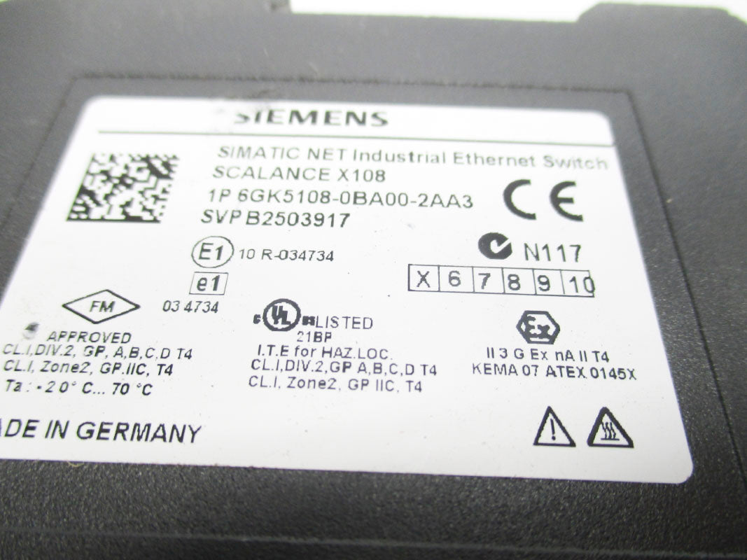 SIEMENS 6GK5108-0BA00-2AA3 24VDC 0.15A NSNP