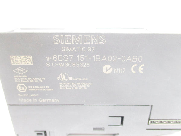 SIEMENS 6ES7151-1BA02-0AB0 UNMP