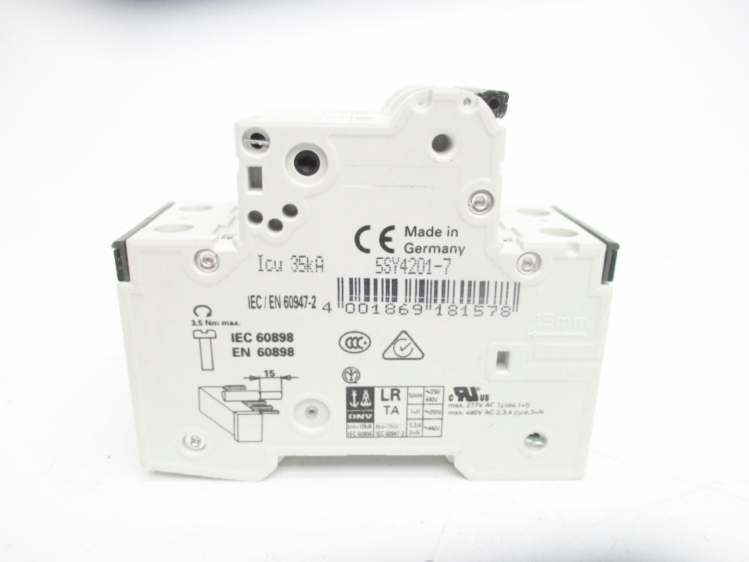 SIEMENS 5SY4201-7 1A 400V NSNP