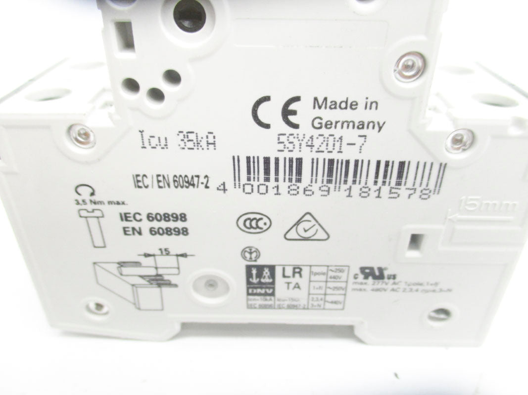 SIEMENS 5SY4201-7 1A 400V NSNP