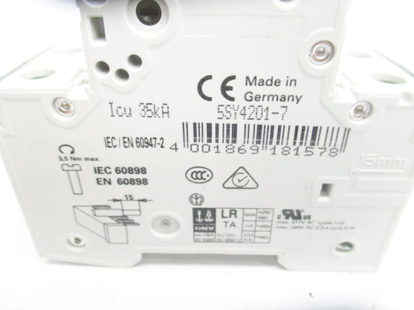 SIEMENS 5SY4201-7 1A 400V NSNP