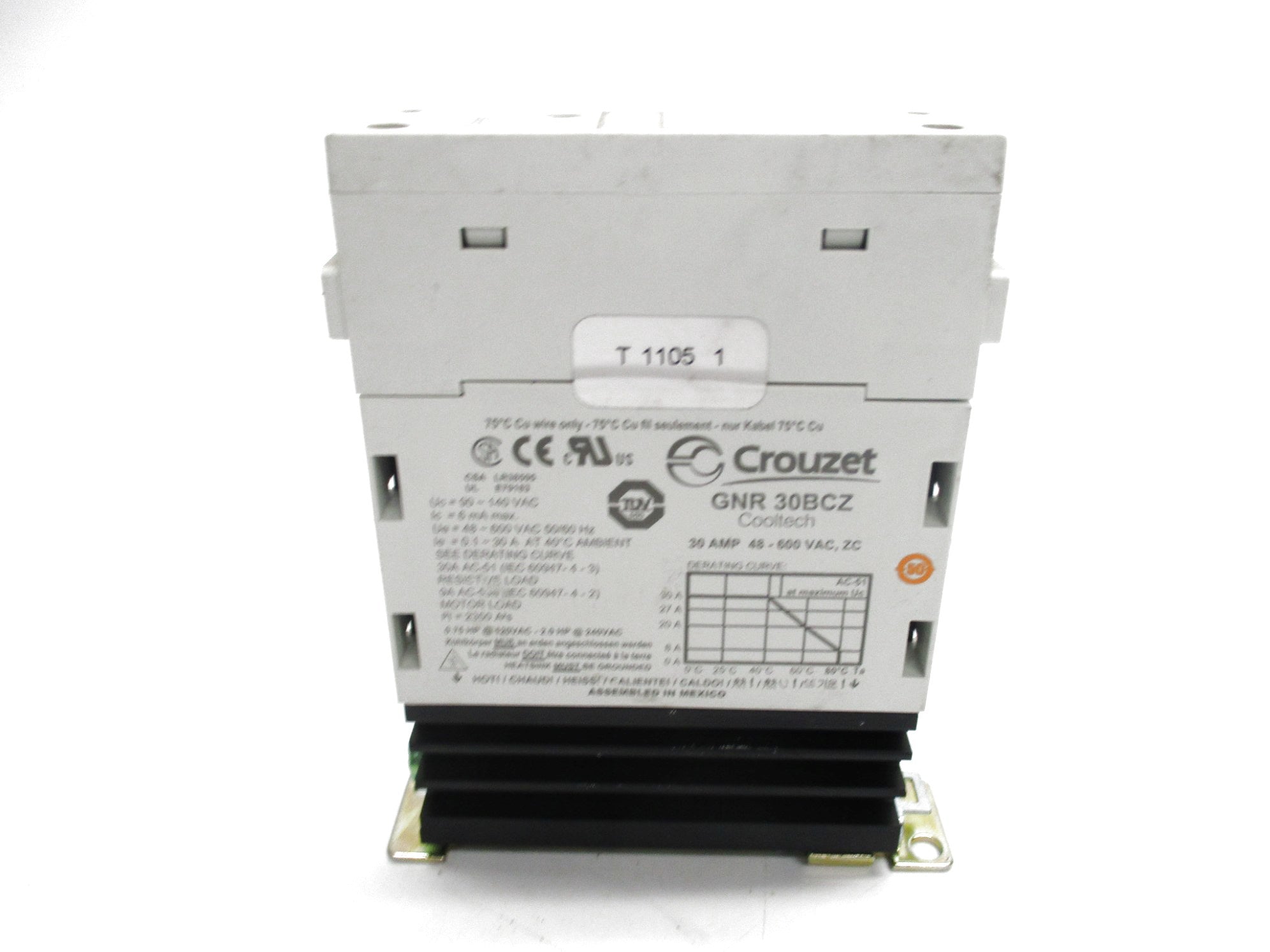 CROUZET GNR30BCZ 30A 48-600VAC NSNP