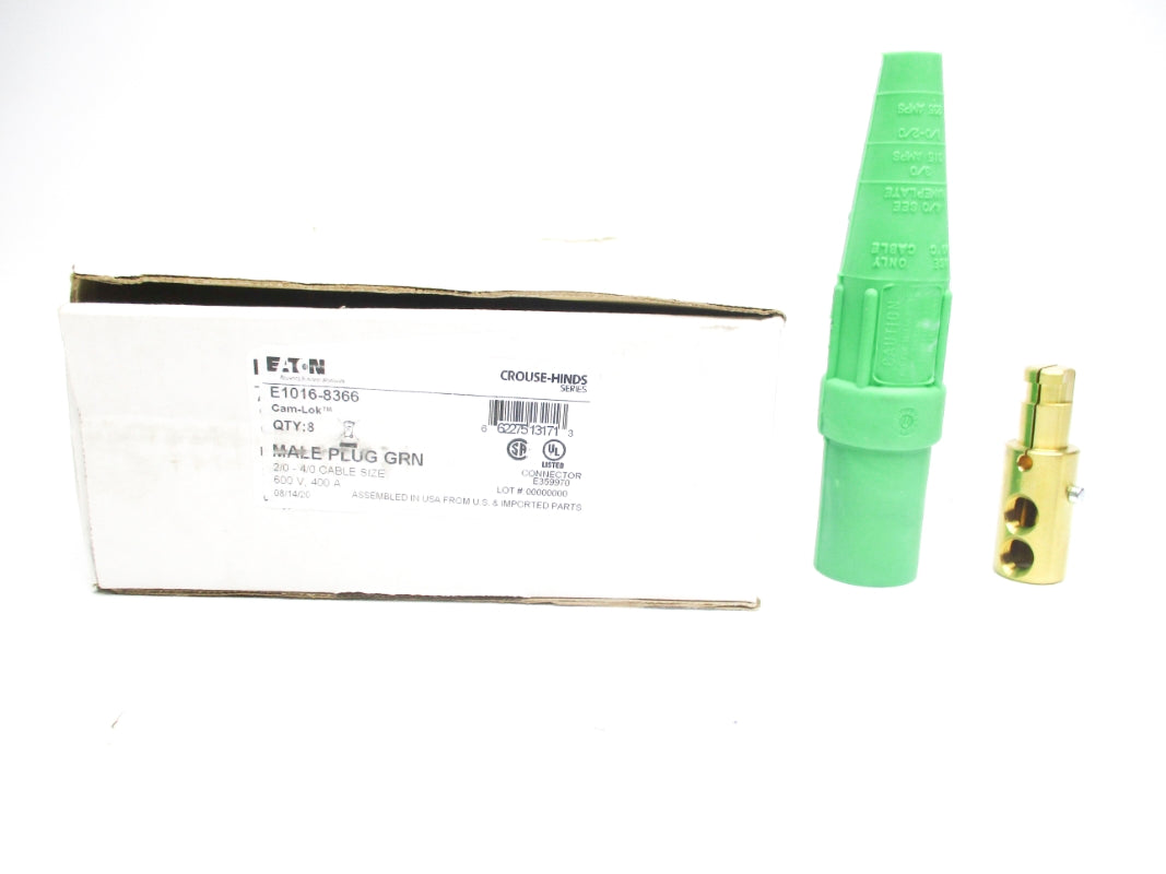 EATON E1016-8366 600V 400A (PKG OF 8) NSMP