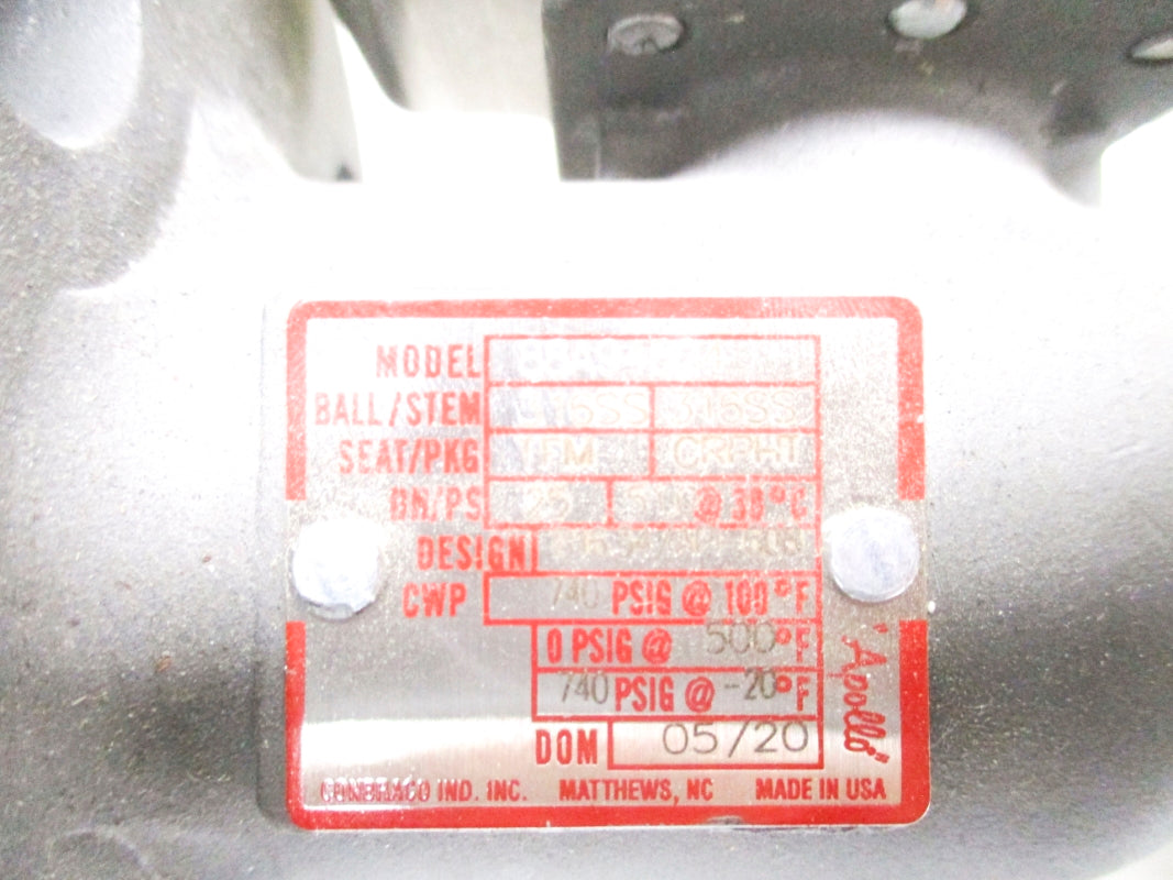 APOLLO AS0150N03ACA 24VDC 120PSI NSNP