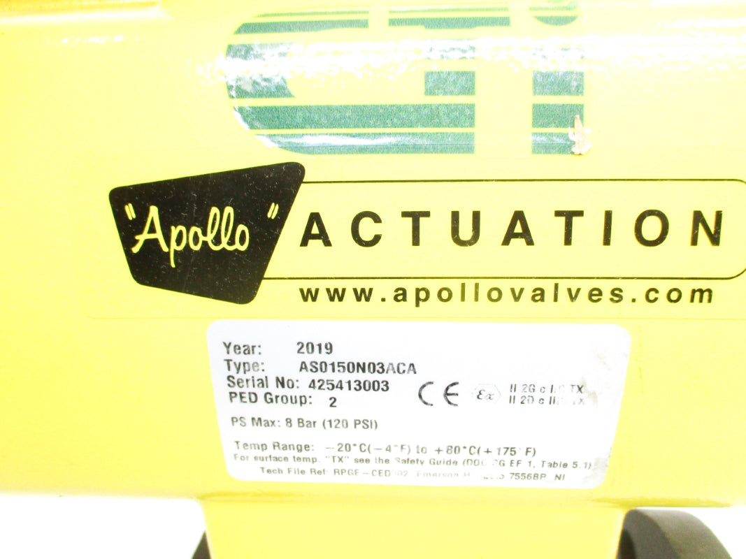APOLLO AS0150N03ACA 24VDC 120PSI NSNP