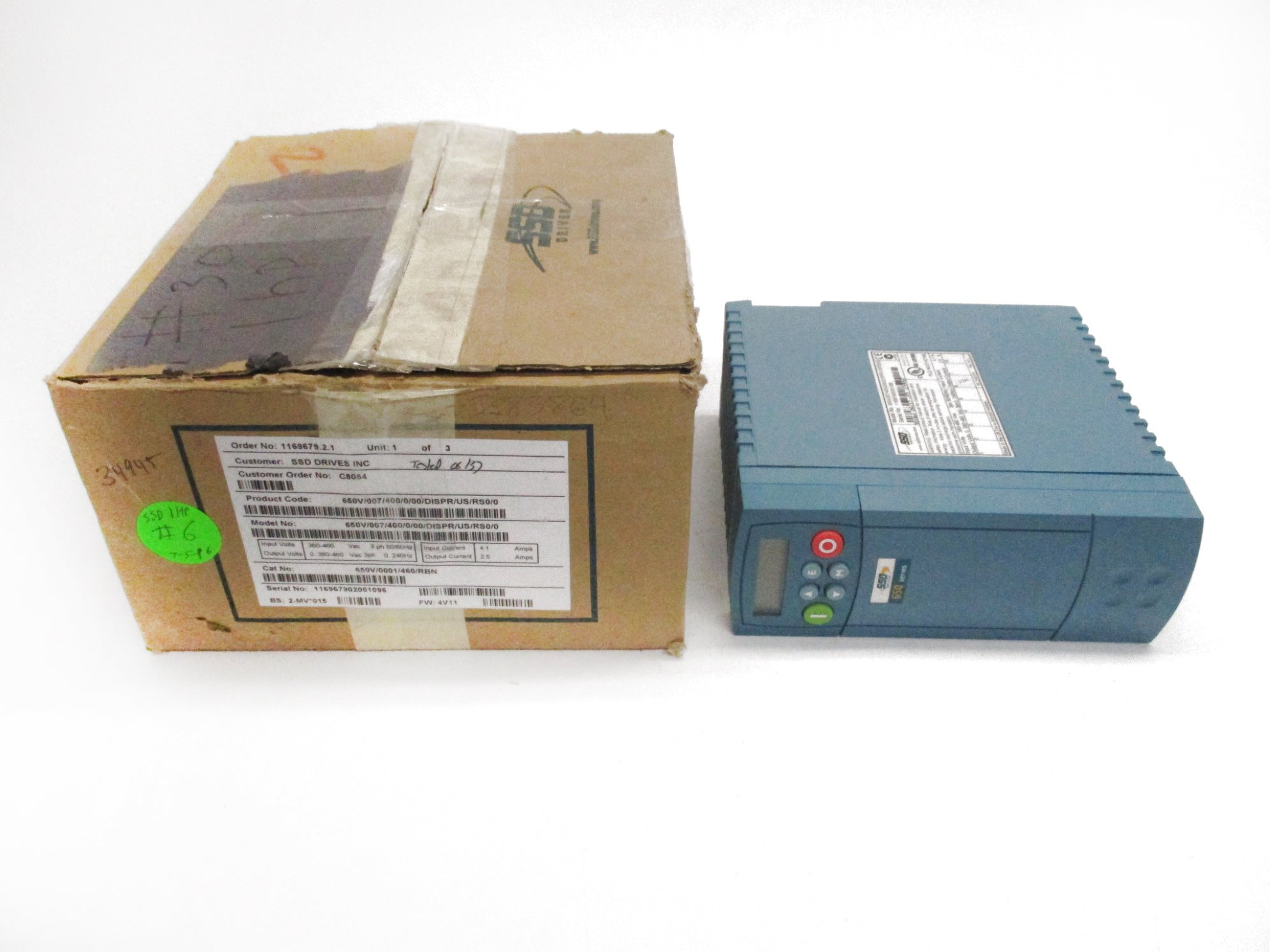 SSD DRIVE 650V/0001/460/RBN F/W 4V11 NSMP