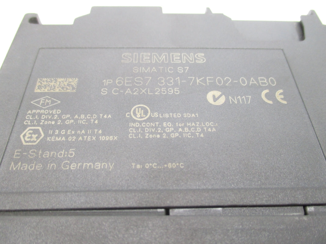 SIEMENS 6ES7331-7KF02-0AB0 (NO DOOR) NSNP