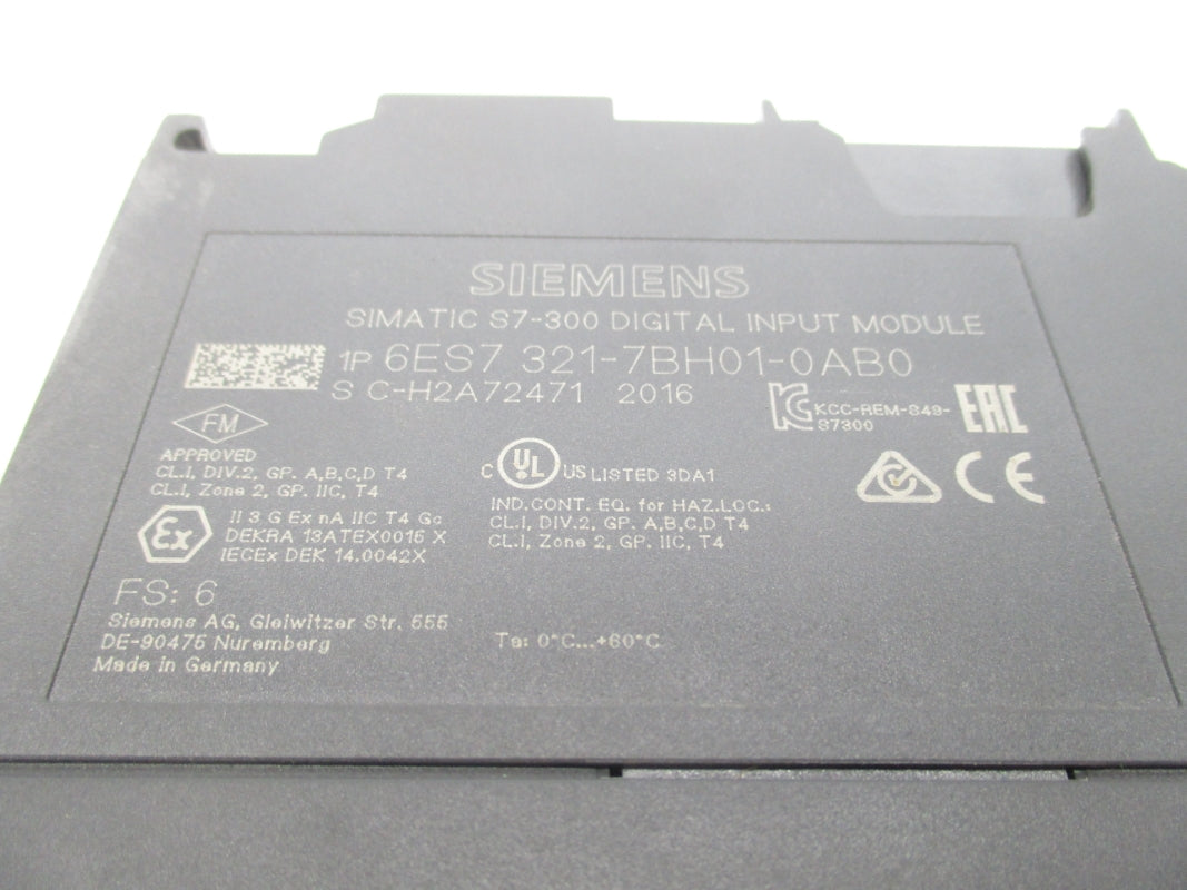 SIEMENS 6ES7321-7BH01-0AB0 (NO DOOR) NSNP