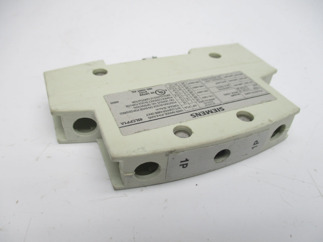 SIEMENS 49LCPP1A 600VAC 30A NSNP