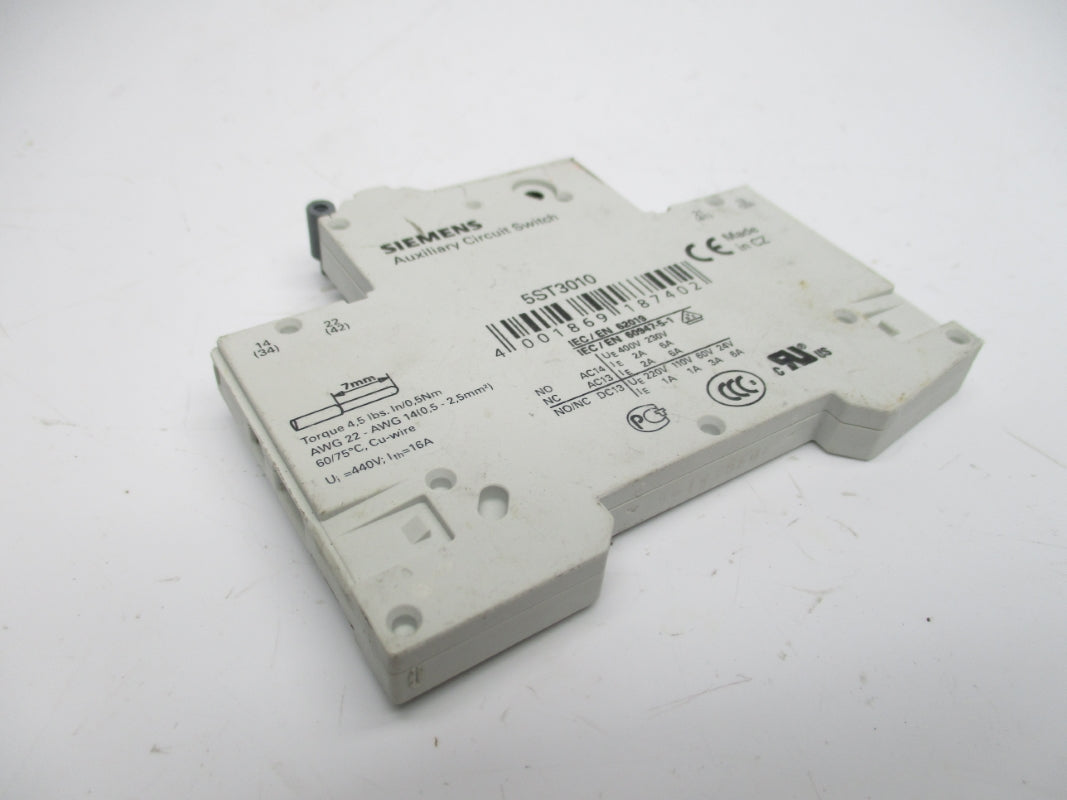 SIEMENS 5ST3010 400V 6A UNMP