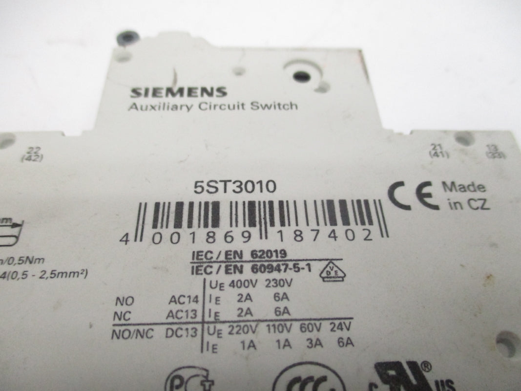 SIEMENS 5ST3010 400V 6A UNMP
