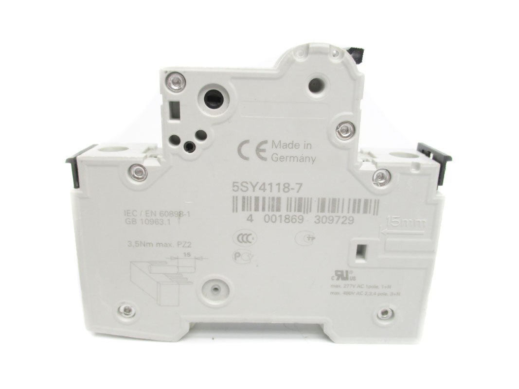 SIEMENS 5SY4118-7 230/400V 15A NSNP