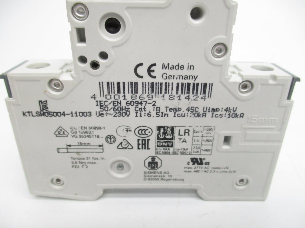 SIEMENS 5SY4132-7 230/400V 32A NSNP