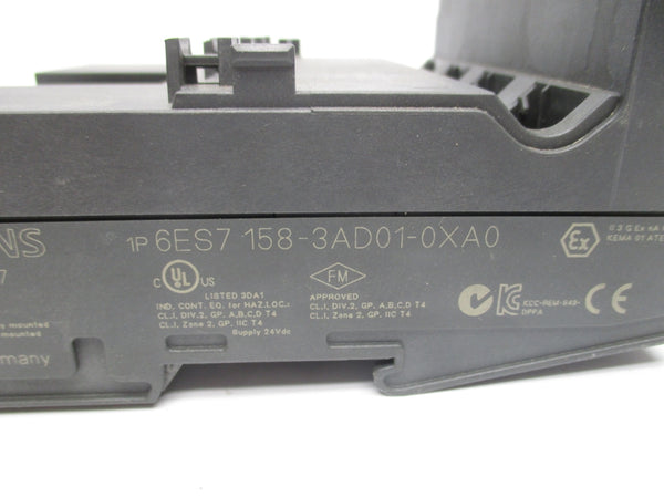 SIEMENS 6ES7158-3AD01-0XA0 24VDC (NO DOOR) UNMP