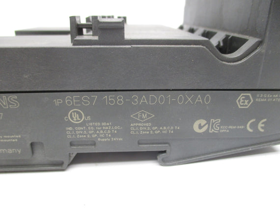 SIEMENS 6ES7158-3AD01-0XA0 24VDC (NO DOOR) UNMP