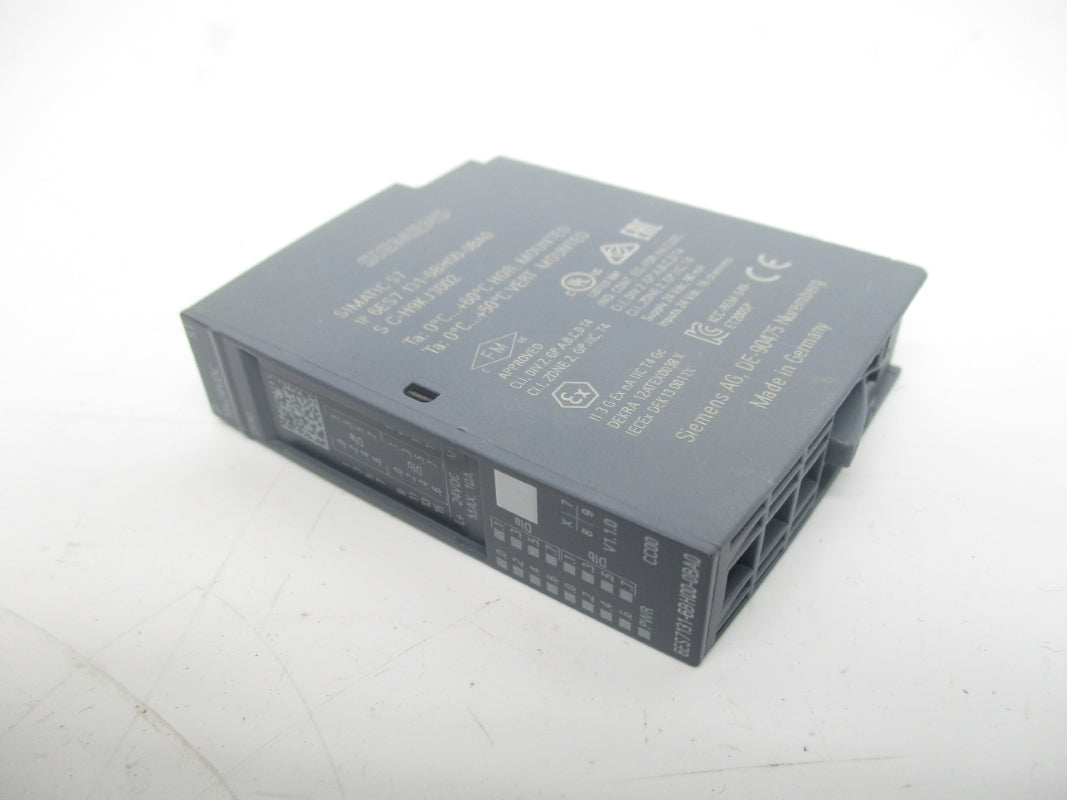 SIEMENS 6ES7131-6BH00-0BA0 24VDC 10A F/W V1.1.0 NSNP