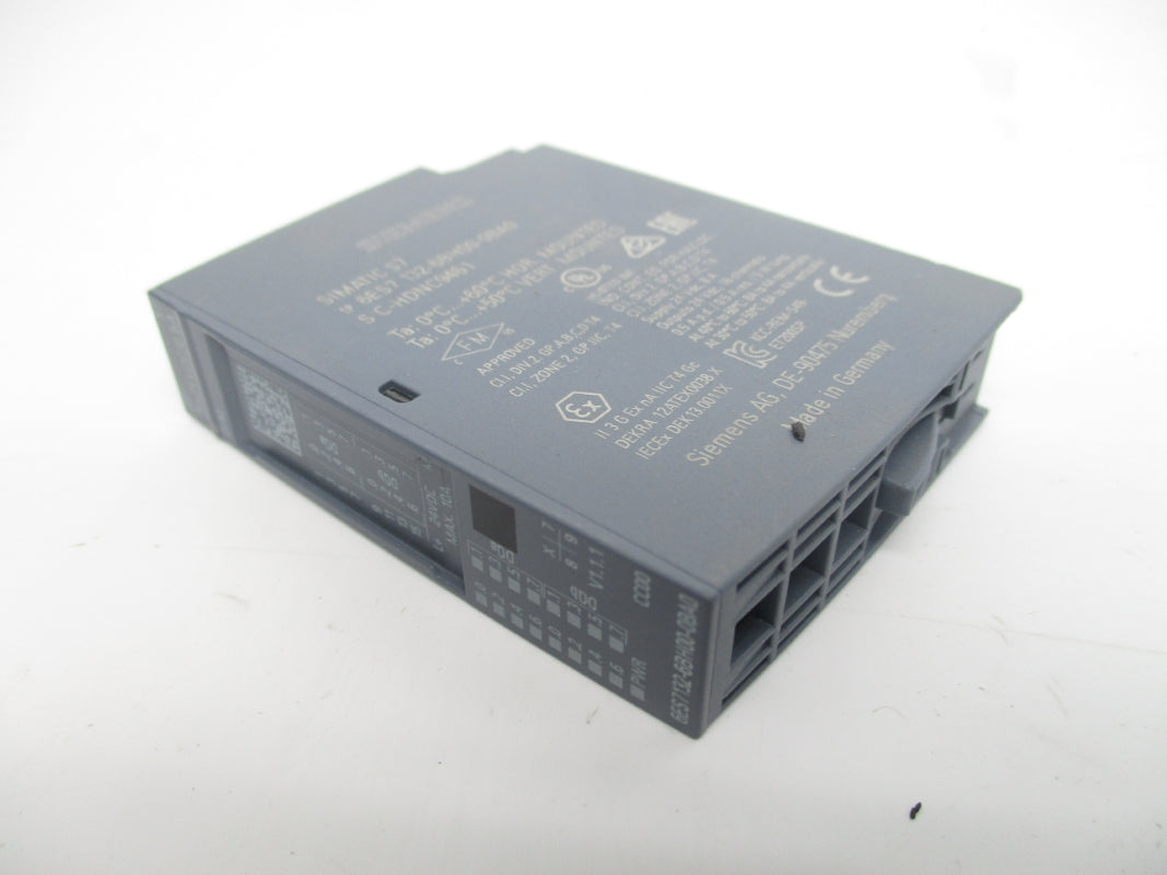SIEMENS 6ES7132-6BH00-0BA0 24VDC 10A F/W V1.1.1 NSNP