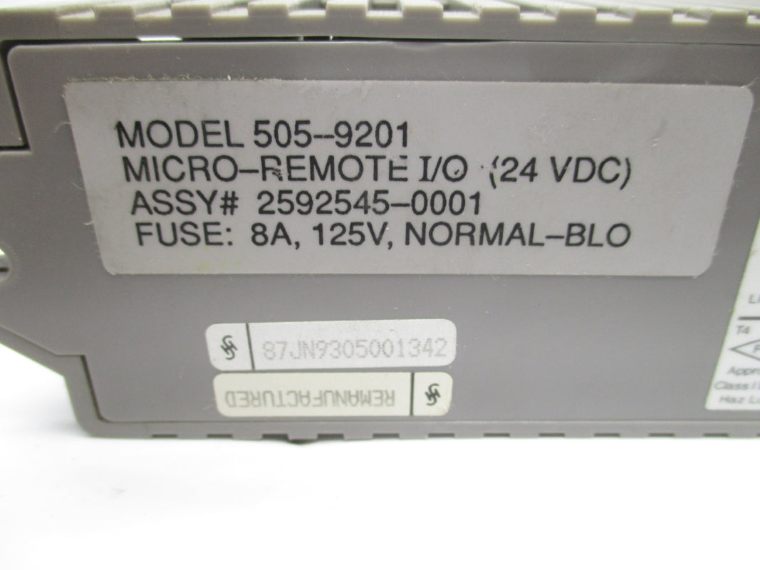 SIEMENS 505-9201 125V 8A REMAN