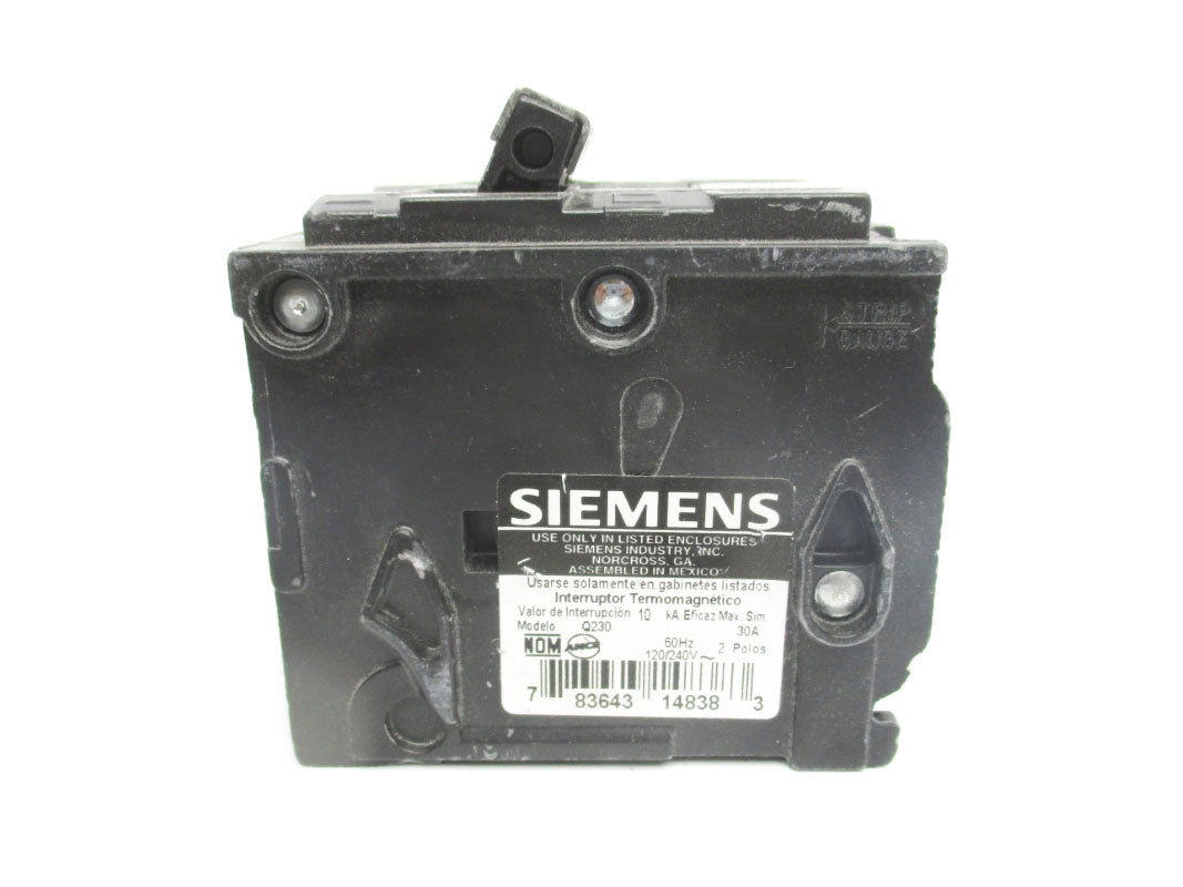SIEMENS Q230 120/240V 30A UNMP