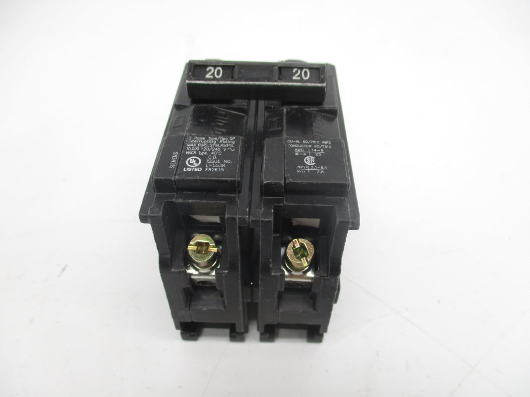 SIEMENS Q220 120/240V 20A UNMP