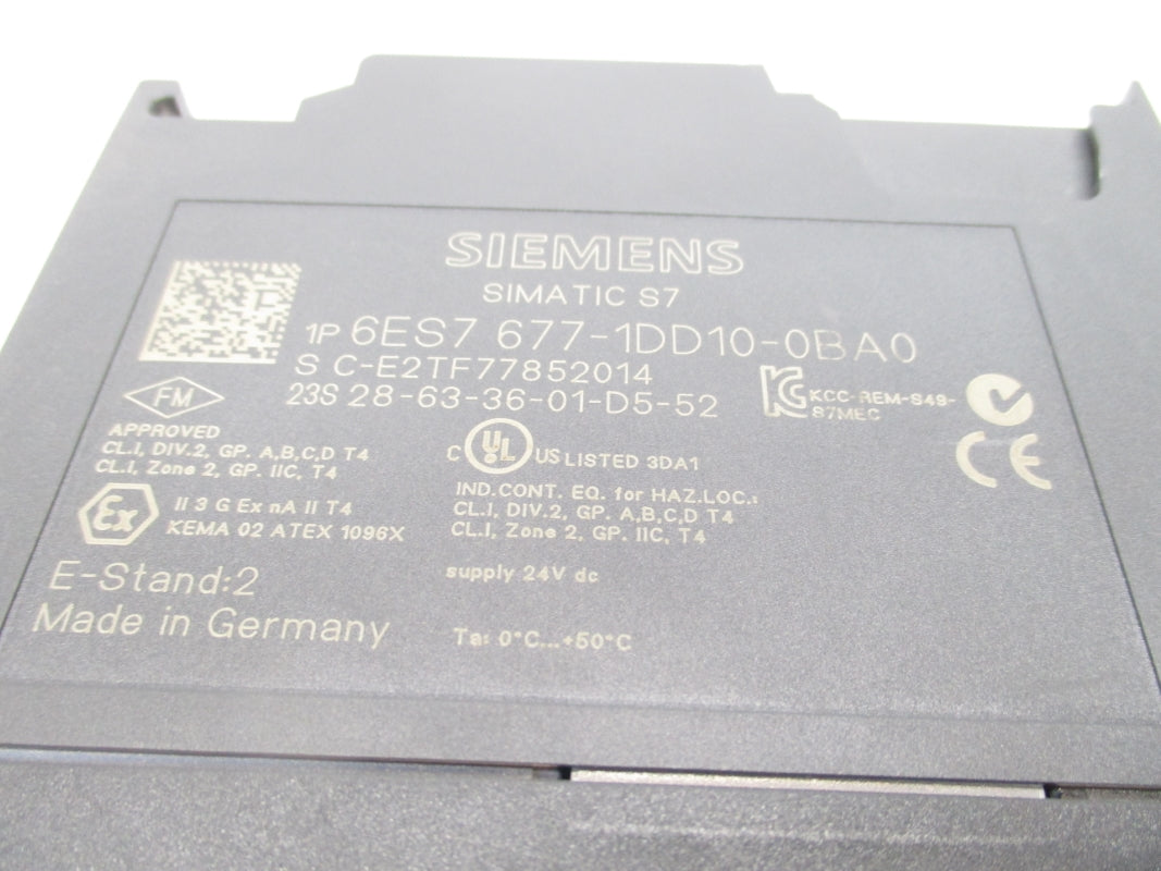 SIEMENS 6ES7677-1DD10-0BA0 24VDC NSNP