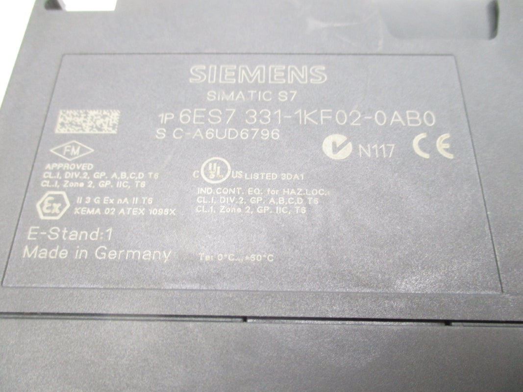SIEMENS 6ES7331-1KF02-0AB0 UNMP