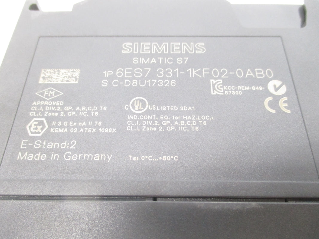 SIEMENS 6ES7331-1KF02-0AB0 (NO TERMINAL) NSNP