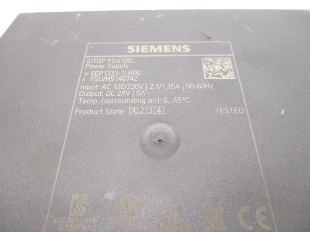 SIEMENS 6EP1333-1LB00 120/230VAC 2,1/1,15A UNMP