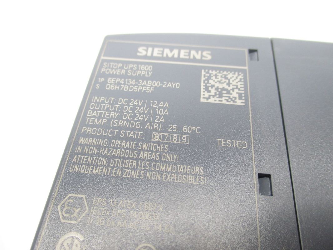 SIEMENS 6EP4134-3AB00-2AY0 24VDC 12,4A UNMP