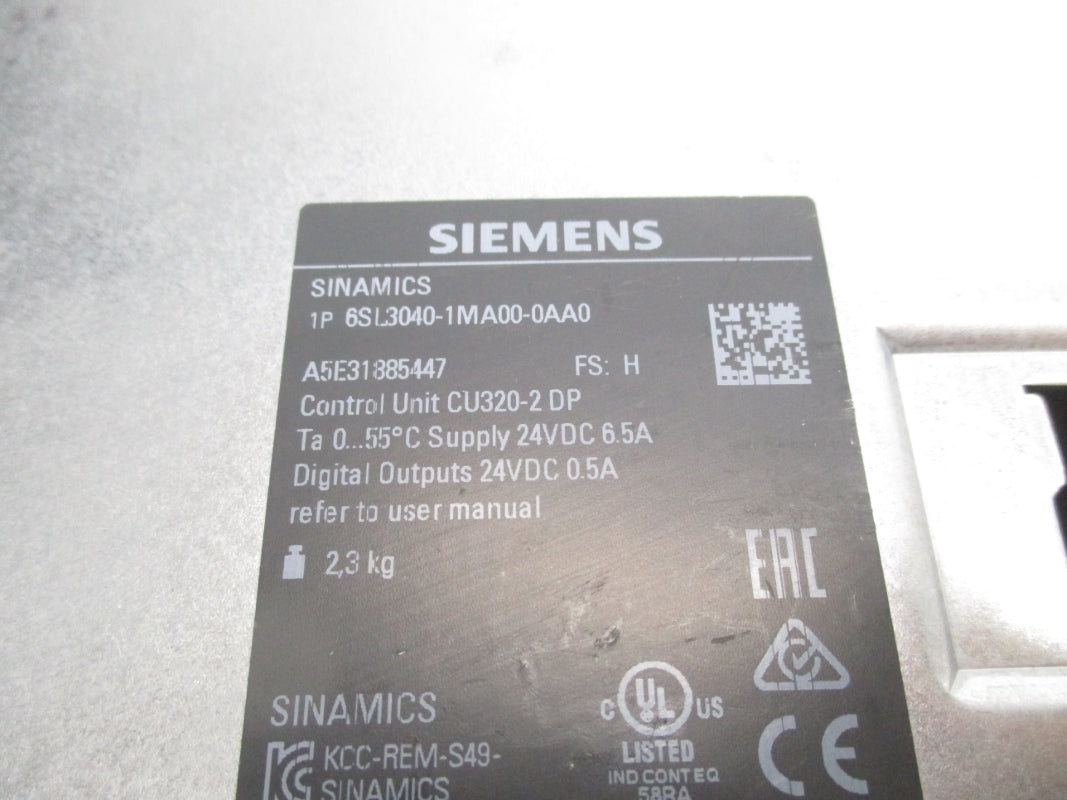 SIEMENS 6SL3040-1MA00-0AA0 24VDC 6.5A NSNP