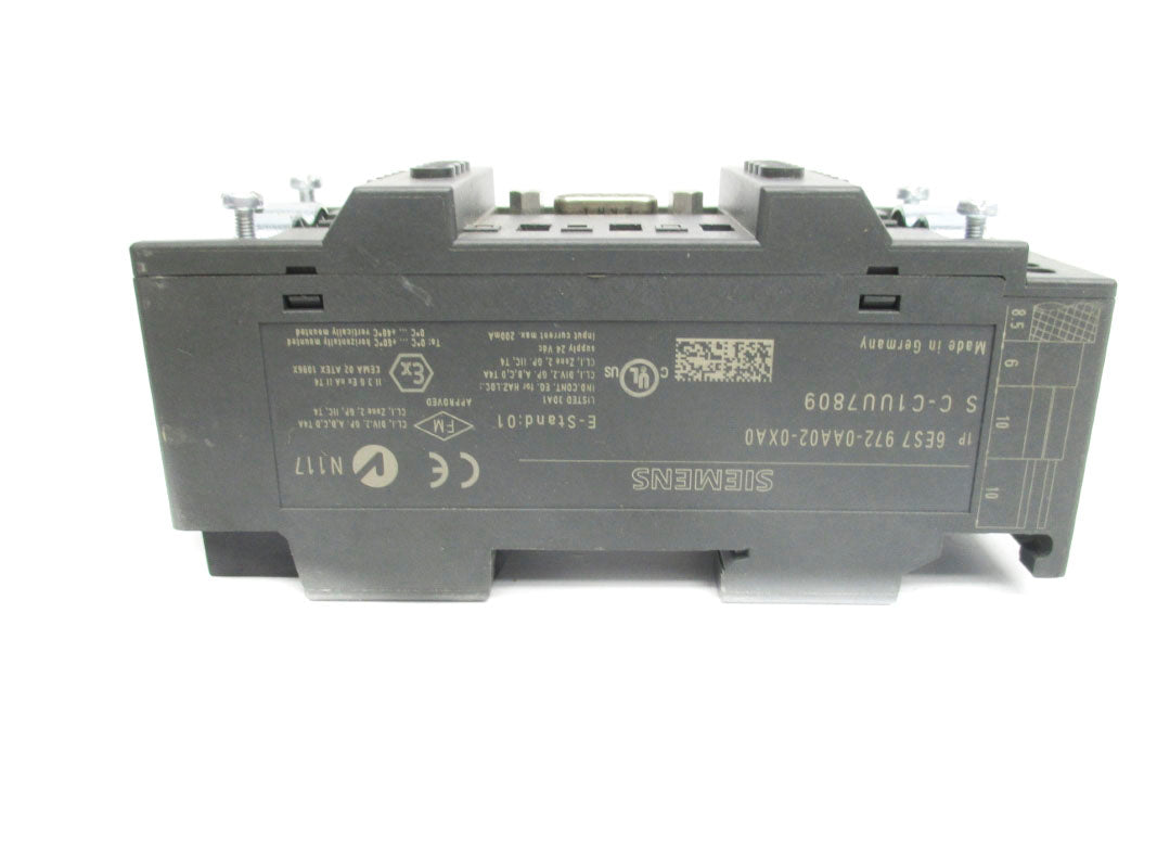 SIEMENS 6ES7972-0AA02-0XA0 24VDC UNMP