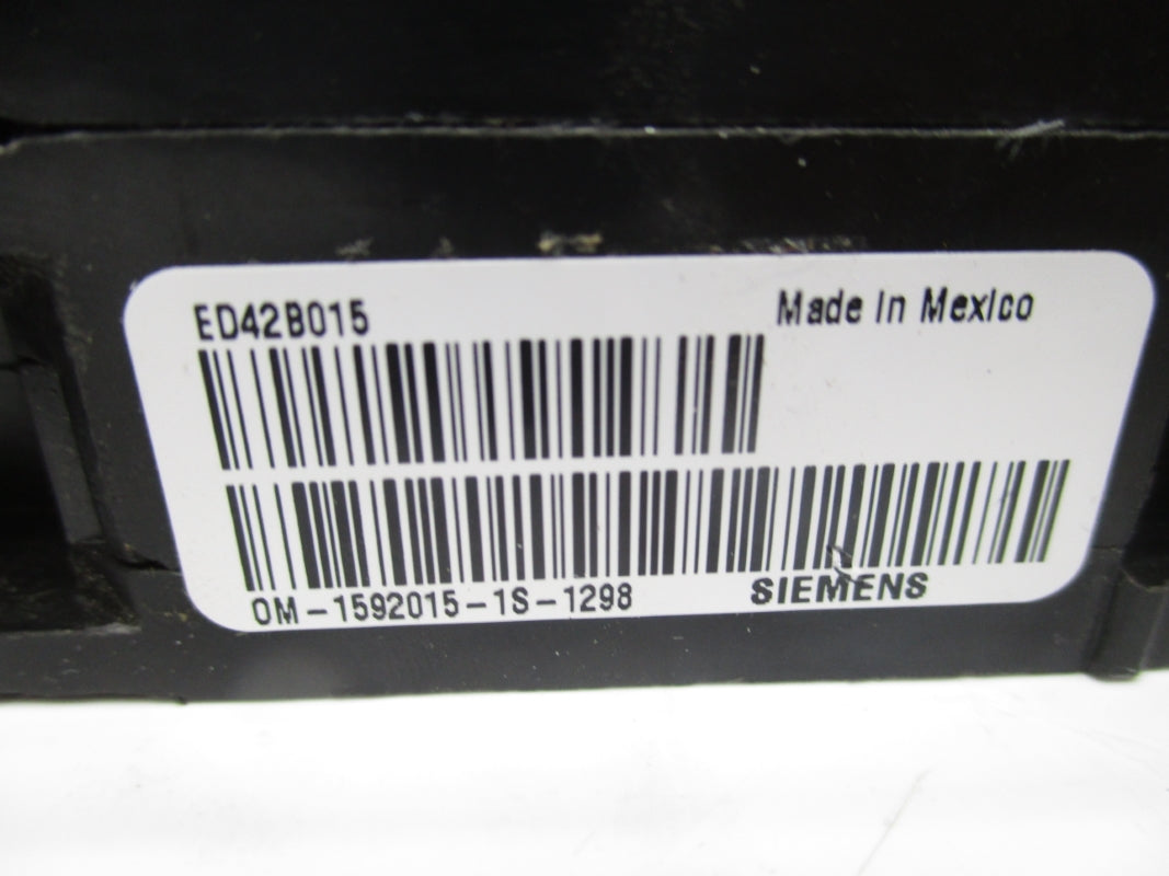 SIEMENS ED42B015 480V 15A NSNP