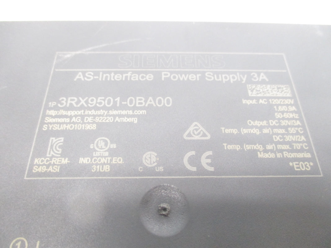 SIEMENS 3RX9501-0BA00 120/230V 1,6/0,9A (AS PICTURED) NSNP
