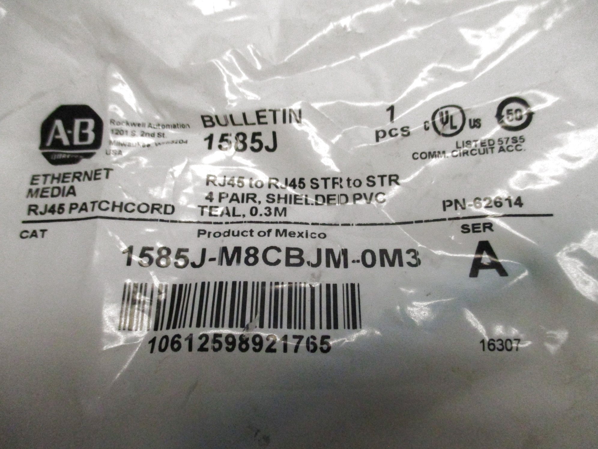 ALLEN BREADLEY 1585J-M8CBJM-0M3 SER. A NSMP