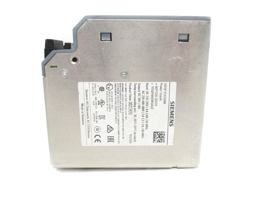 SIEMENS 6EP1334-3BA10 PSU200M 120-500VAC 4,4-1,1A UNMP