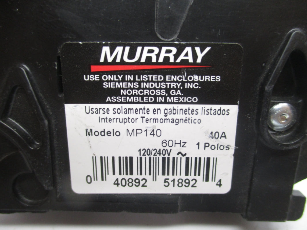 MURRAY MP140 120/240V 40A NSNP