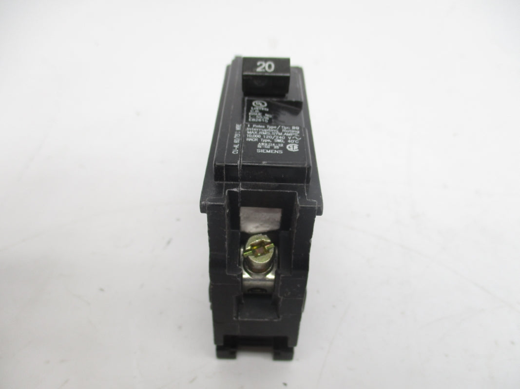 SIEMENS BQ1B020 120/240V 20A UNMP