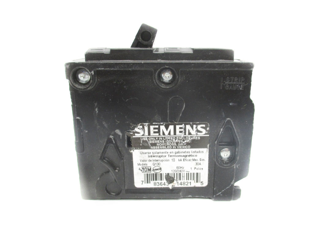 SIEMENS Q130 120/240V 30A UNMP