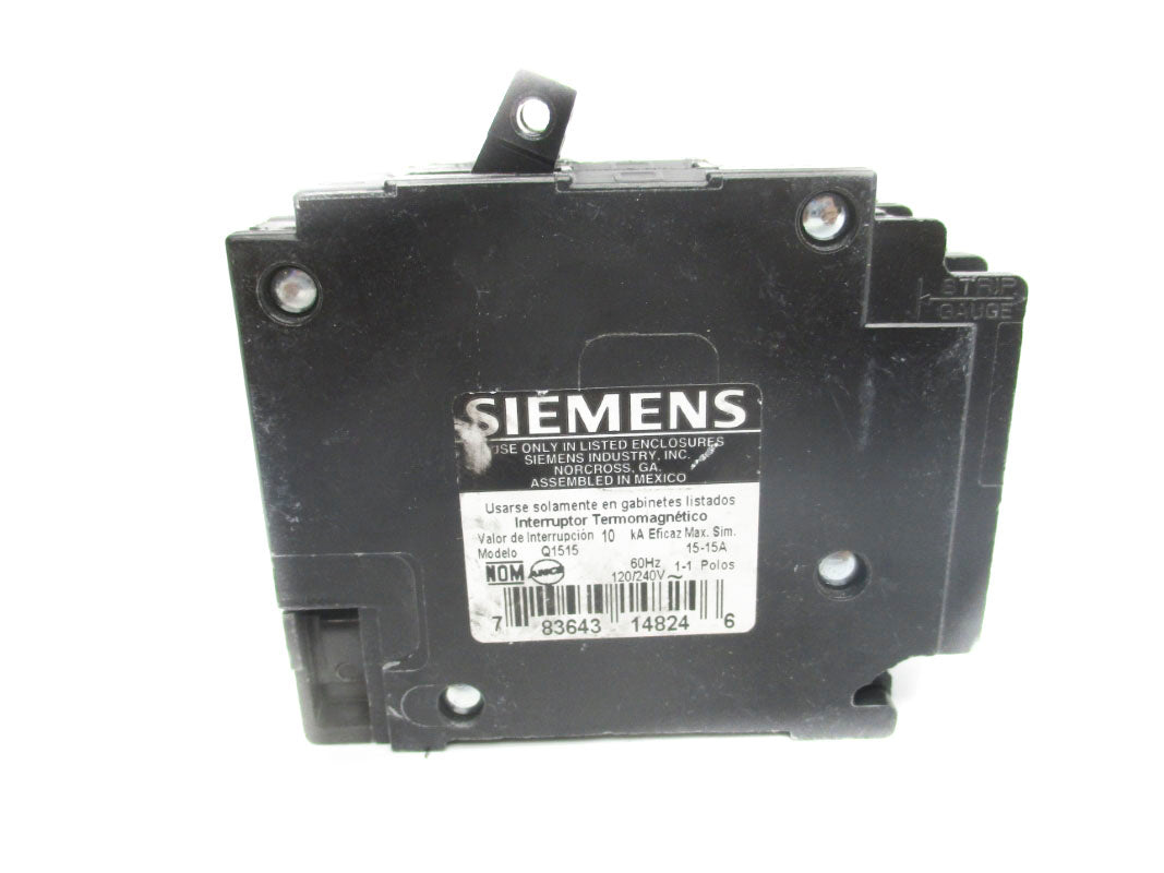 SIEMENS Q1515 120/240V 15A  NSNP