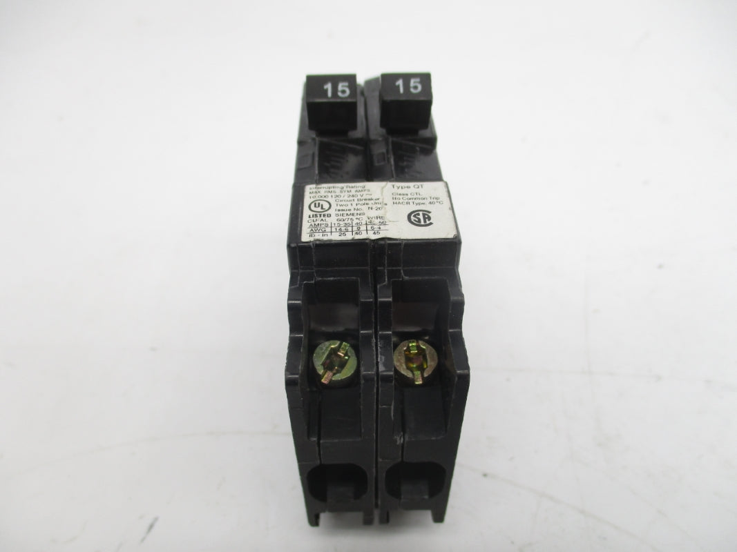 SIEMENS Q1515 120/240V 15A  NSNP