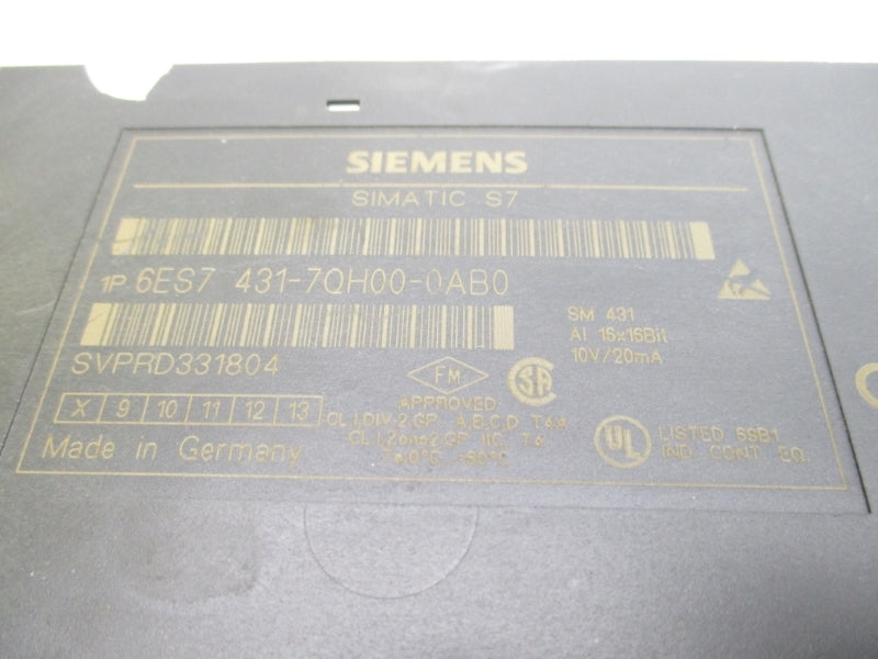 SIEMENS 6ES7431-7QH00-0AB0 UNMP