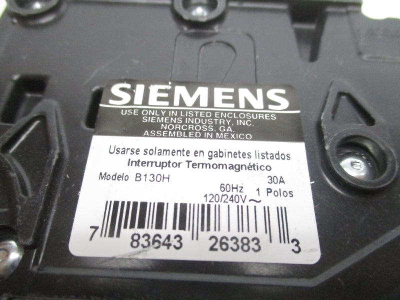 SIEMENS B130H 120/240V 30A NSNP