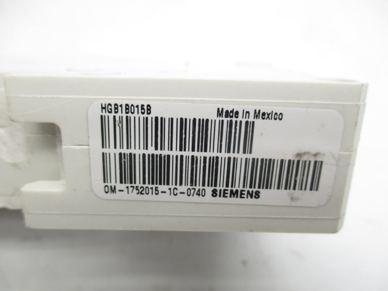 SIEMENS HGB1B015B 347V 15A NSNP