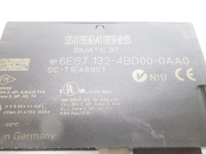 SIEMENS 6ES7132-4BD00-0AA0 24VDC 0.5A NSNP
