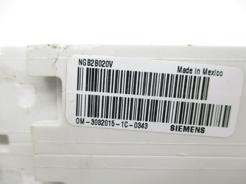 SIEMENS NGB2B020V 125/250V 20A UNMP