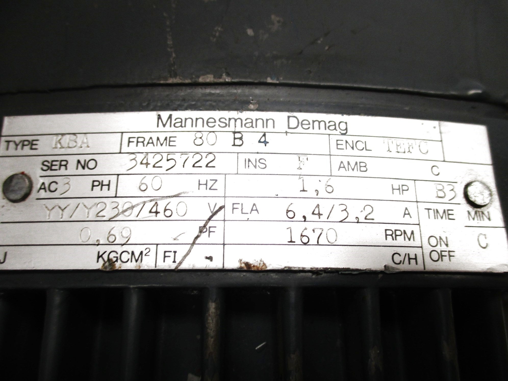 MANNESMANN DEMAG KBA80B4 UNMP