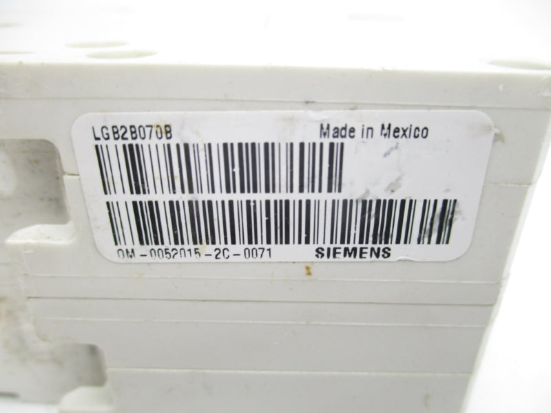 SIEMENS LGB2B070B 125/250V 70A UNMP