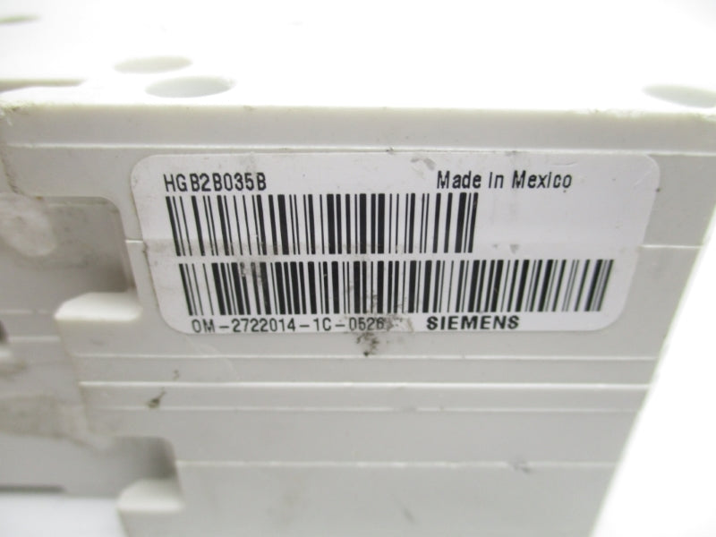 SIEMENS HGB2B035 125/250V 35A (AS PICTURED) NSNP